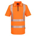 KX302 KX3 Športová Hi-Vis polokošeľa so zipsom S/S