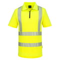 KX302 KX3 Športová Hi-Vis polokošeľa so zipsom S/S