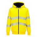 PW321 PW321 Hi-Vis zimná mikina so zipsom
