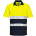 Hi-Vis ľahké kontrastné polo tričko S/S