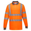 Bavlnené polo-tričko Hi-Vis Comfort L/S