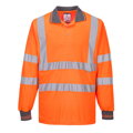 S277 Polo-tričko Hi-Vis Contrast L/S