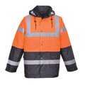 S467 Reflexná vetrovka Hi-Vis Two tone Traffic