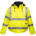 Nehorľavá antistatická vetrovka Bizflame Rain Hi-Vis