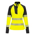 PW3 Hi-Vis Dámska mikina 1/4 zips