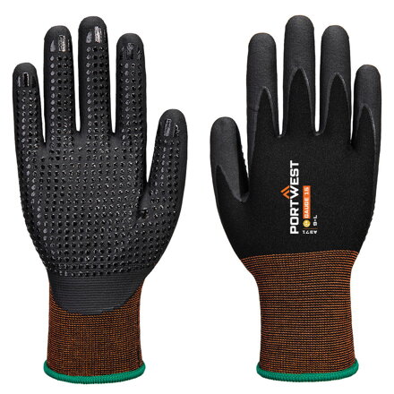 A371 Nitrilové bodkované rukavice GP Grip 15 Micro Foam