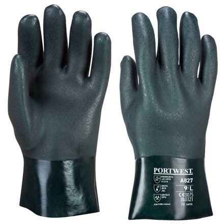 Rukavice Double Dipped PVC 27 cm