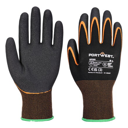 AP35 Nitrilové rukavice s dvojitou dlaňou Grip 15