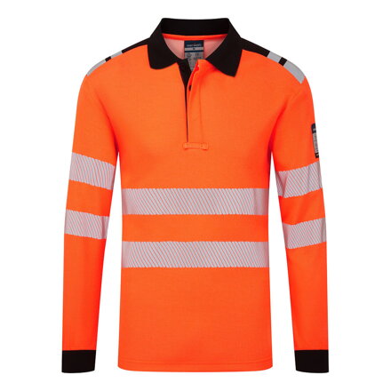 FR734 Ognjevarna polo majica z dolgimi rokavi Modaflame HVO PW3