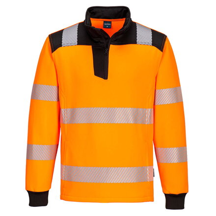 PW3 Hi-Vis mikina 1/4 zips