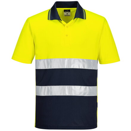 Hi-Vis ľahké kontrastné polo tričko S/S