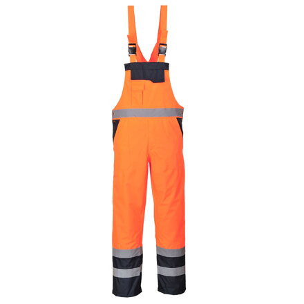 Reflexné nohavice na traky Hi-Vis- zateplené