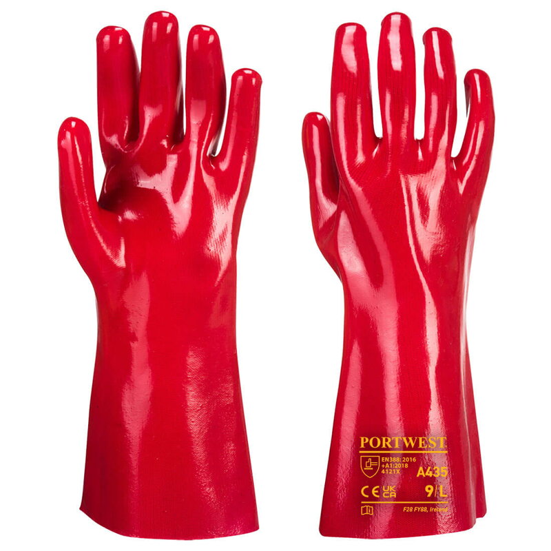 A435 PVC manžetová rukavica