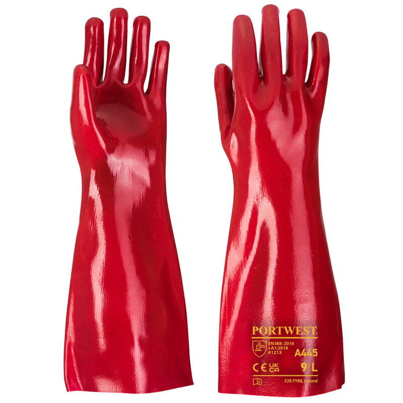 A445 PVC manžetová rukavica