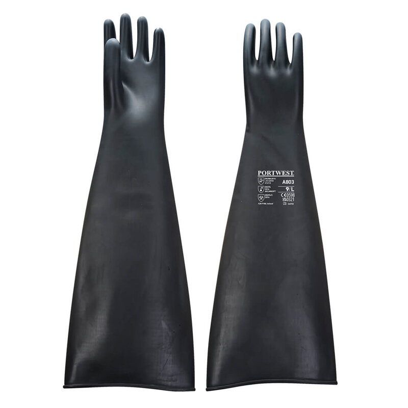A803 Latexová gumená rukavica 600mm