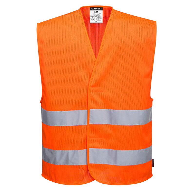C374 MeshAir Hi-Vis Two Band vesta