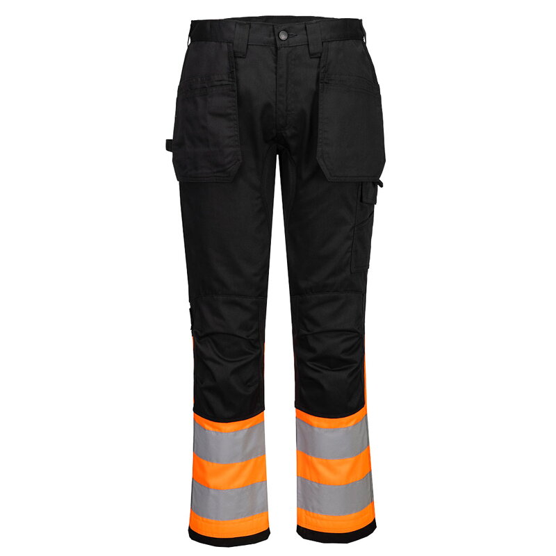 CD858 WX2 Eco Hi-Vis triedy 1 kapsáčové nohavice