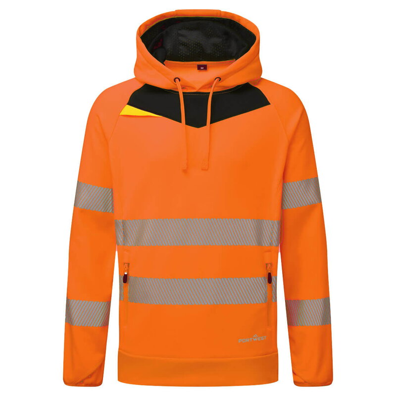 DX4 Hi-Vis mikina s kapucňou