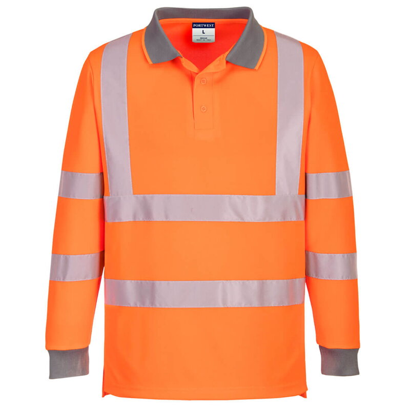 EC11 Eco Hi-Vis L/S Polo (6 balení)