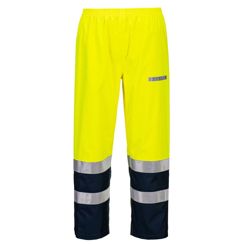 FR410 Nehorľavé nohavice Bizflame Rain+ Hi-Vis Arc