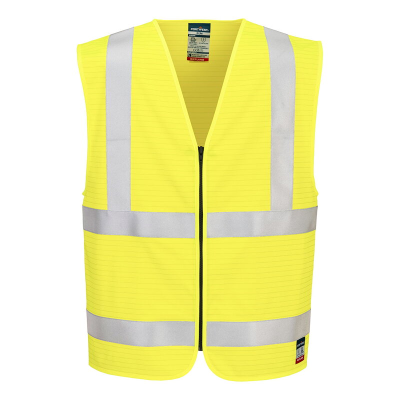 FR615 Bizflame Hi-Vis FR vesta na zips