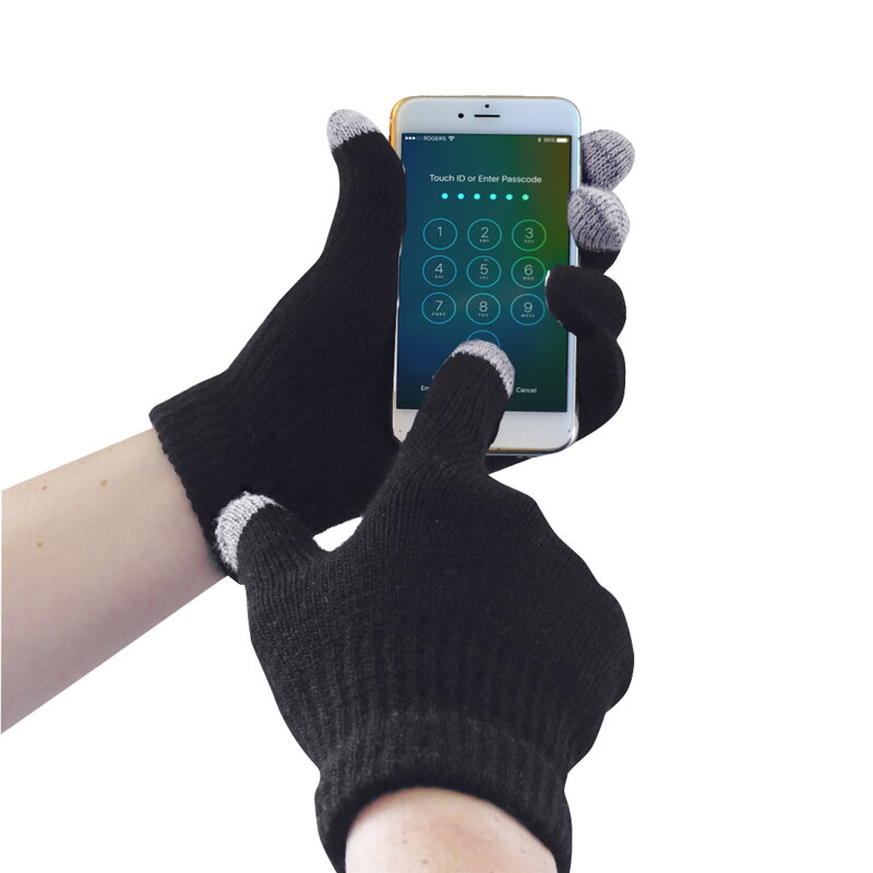 Pletené rukavica Touchscreen