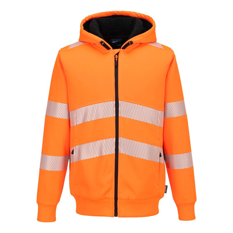 PW321 PW321 Hi-Vis zimná mikina so zipsom