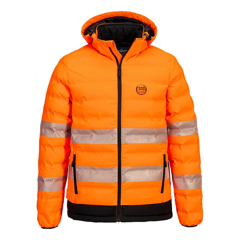 S548 Ultrazvuková vyhrievaná tunelová bunda Hi-Vis