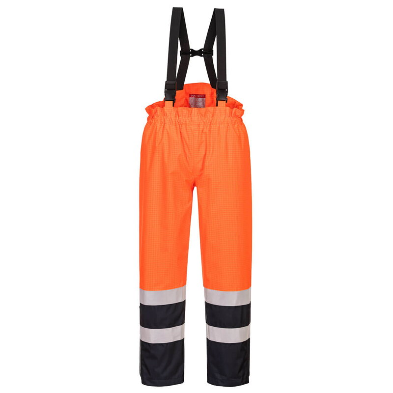 S782 Nehorľavé nohavice na traky Bizflame Hi-Vis Multi-Protection